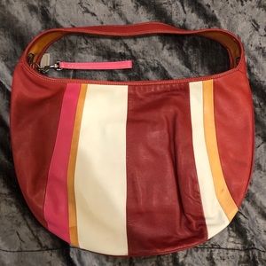 Coach Limited Edition Red Ergo Hobo Shoulder Bag